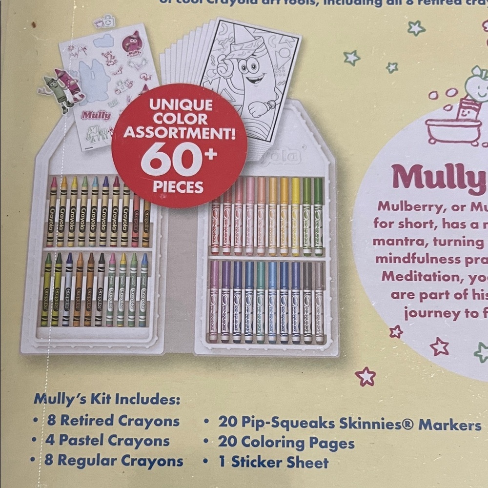 Crayola Limited Edition Collection Molly Mulberry Art Set - Picture 2 of 7